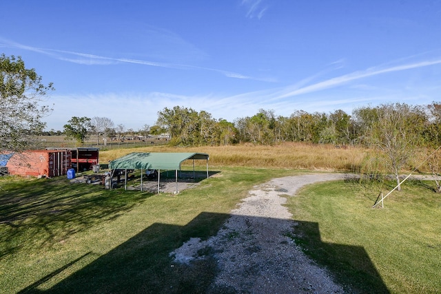 view of yard