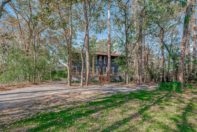 view of front of property