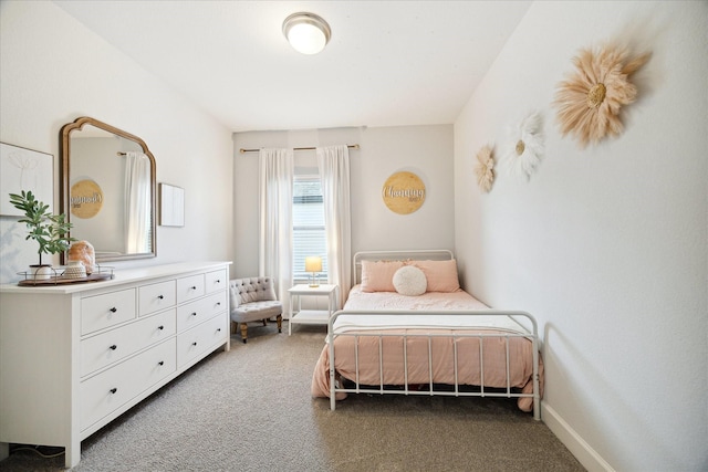 bedroom featuring carpet flooring