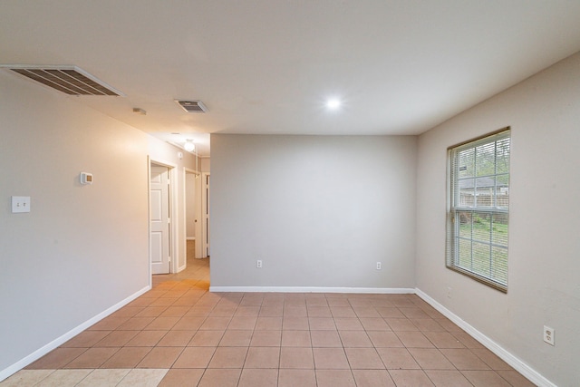 view of tiled empty room