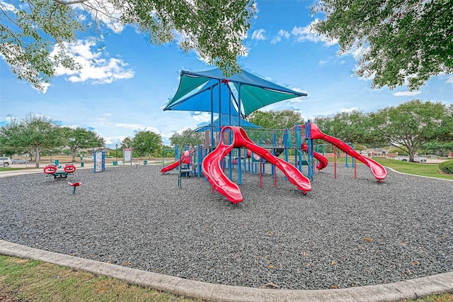 view of jungle gym