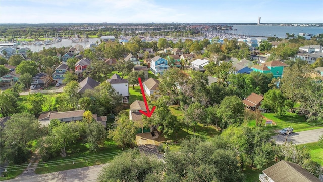 626 Clear Lake Rd, Clear Lake Shores, TX 77565 - aerial view of residential area featuring a nearby body of water