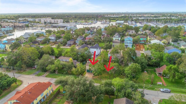 626 Clear Lake Rd, Clear Lake Shores, TX 77565 - aerial overview of property's location with nearby suburban area