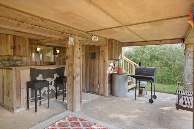 view of patio / terrace with grilling area