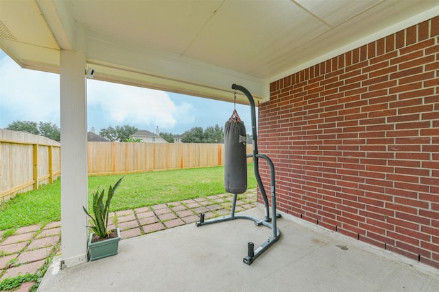 view of patio