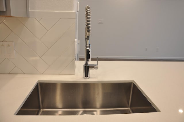 room details featuring sink