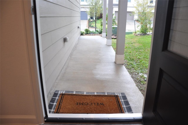 view of patio / terrace featuring a porch