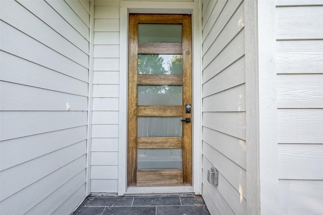 view of entrance to property