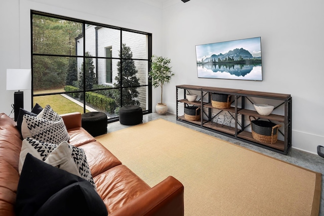 7010 Bowie Ct, Montgomery, TX 77316 - living room with carpet flooring and baseboards