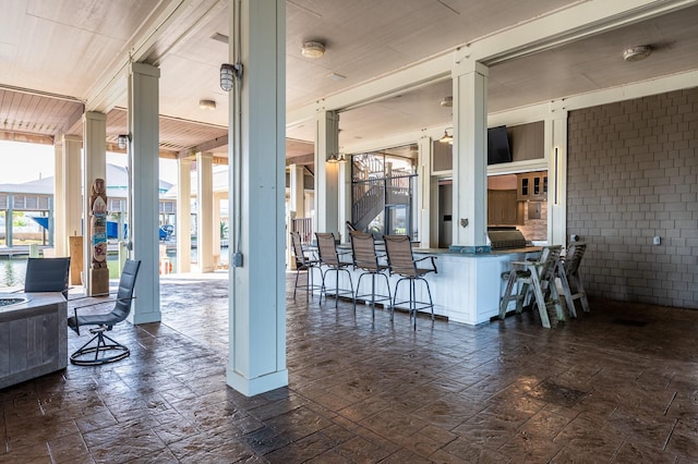 1245 Lagoon Dr, Crystal Beach, TX 77650 - view of patio / terrace