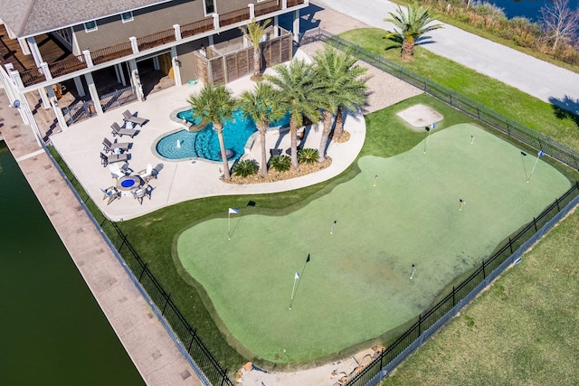 1245 Lagoon Dr, Crystal Beach, TX 77650 - birds eye view of property