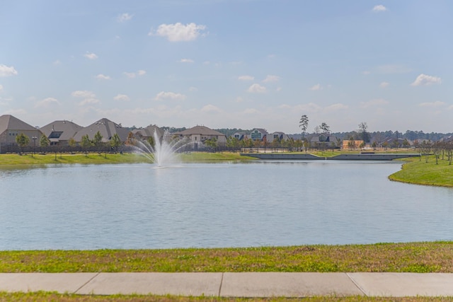 view of water feature