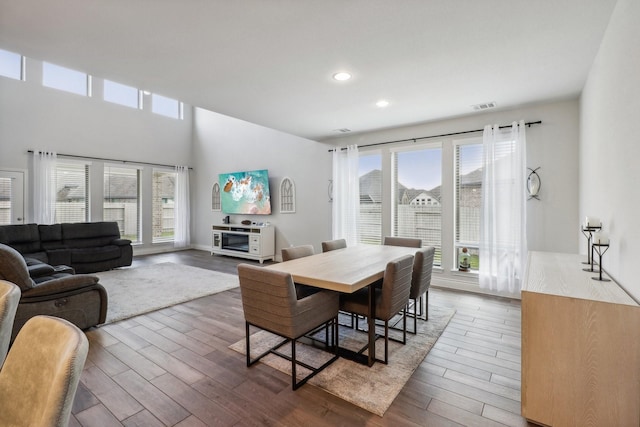 dining space featuring a wealth of natural light