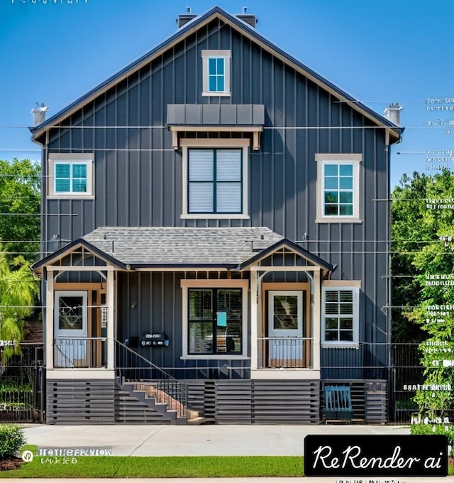 view of front of home