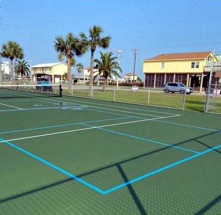 view of sport court featuring basketball court