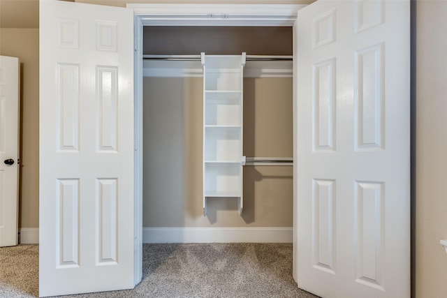 view of closet