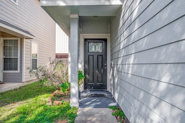 view of entrance to property