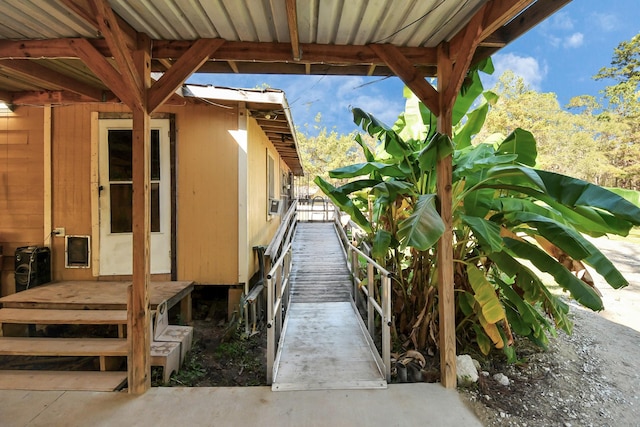 view of patio