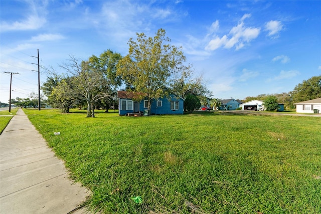 view of yard