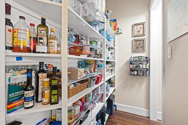 view of pantry