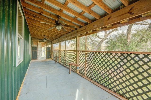 view of storage room