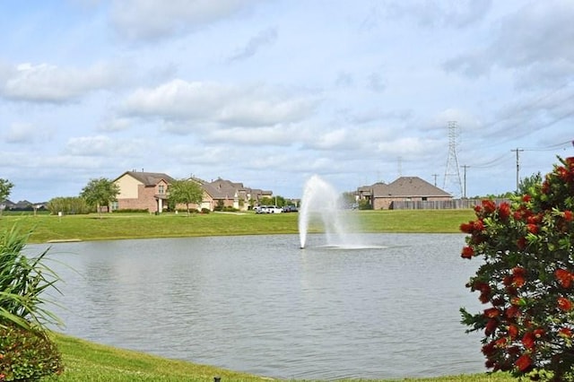 view of water feature