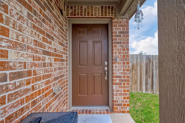 view of property entrance