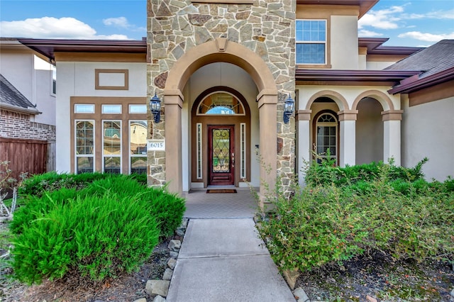 view of property entrance