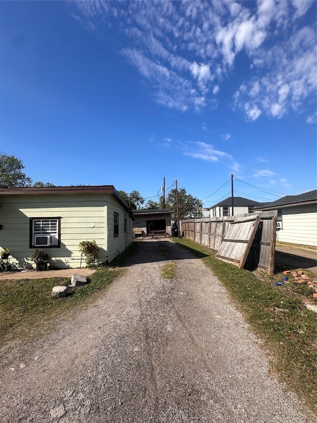 view of property exterior with cooling unit