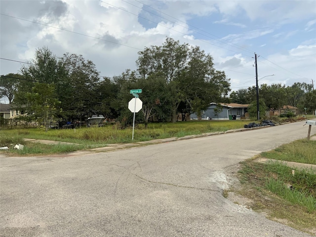 view of road