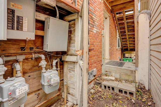 utility room with electric panel