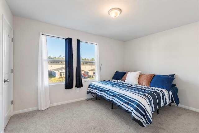 bedroom featuring carpet floors