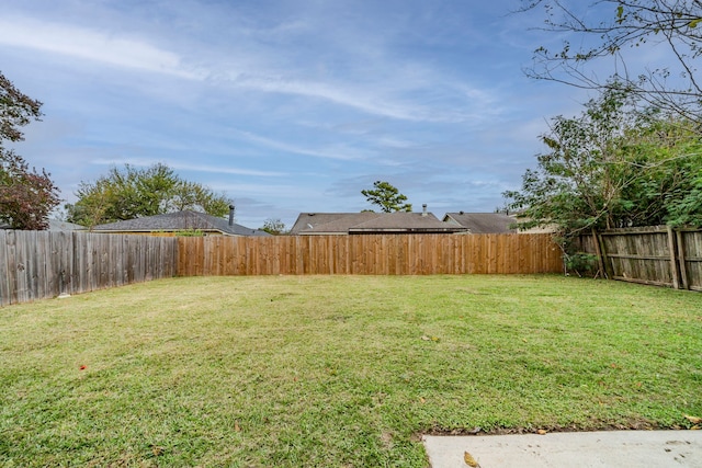 view of yard