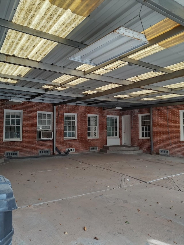 view of patio featuring cooling unit