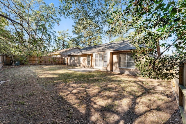 view of back of property