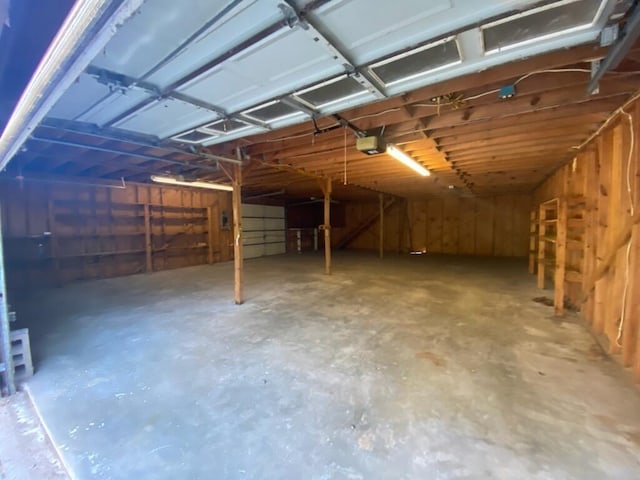 view of basement