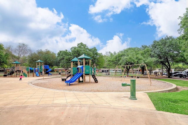 view of play area