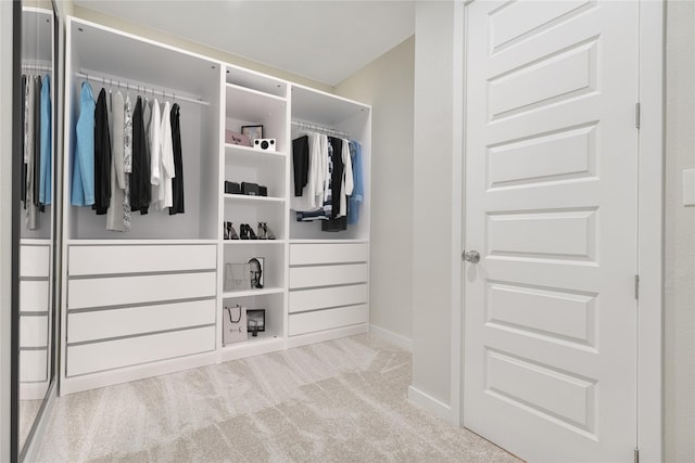 view of closet