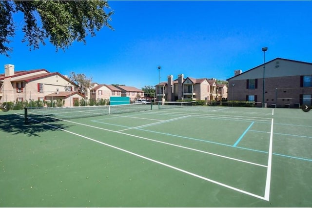 view of tennis court