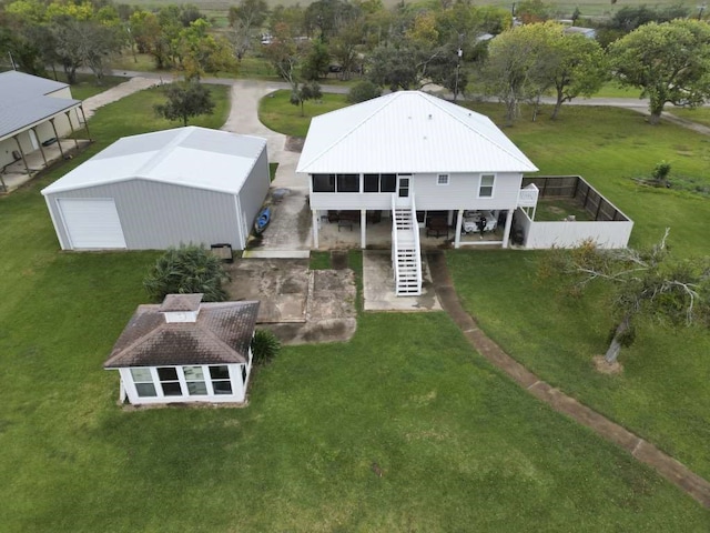 5256 County Road 469, Brazoria, TX 77422 - aerial view of property and surrounding area