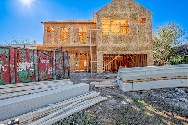 view of rear view of property