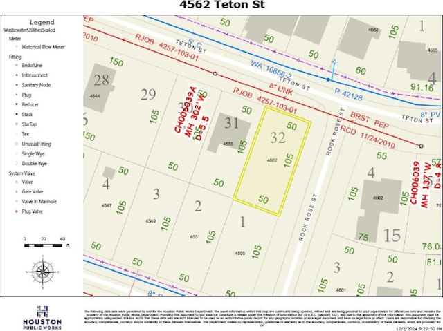 4562 Teton St, Houston TX, 77051 land for sale