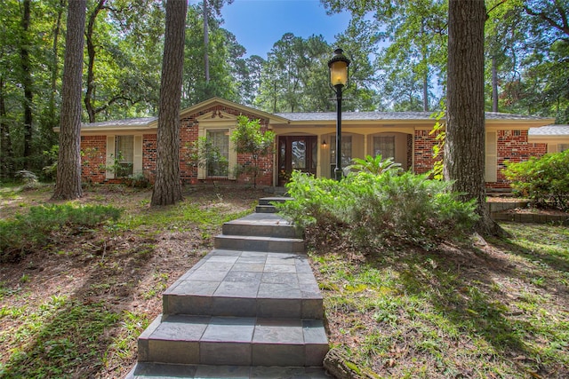 view of ranch-style house