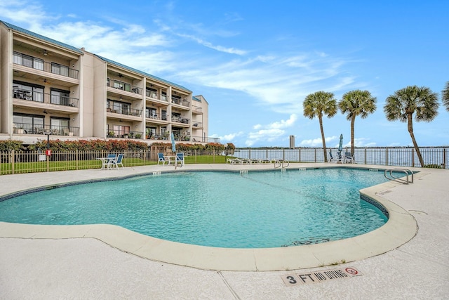 view of pool