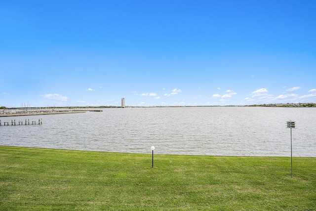 view of water feature