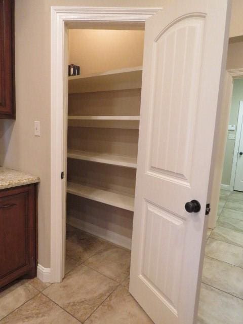 view of pantry