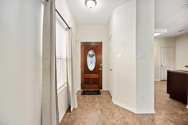 view of tiled entryway