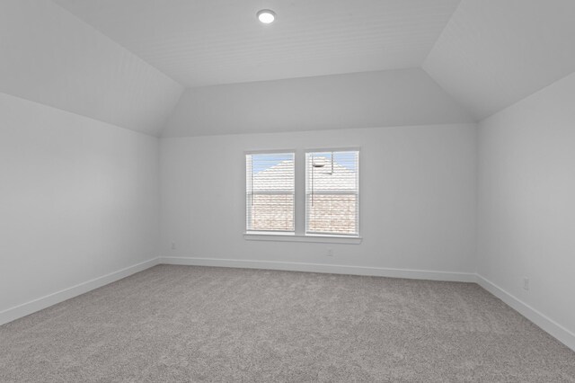 8327 Oceanmist Cove Dr, Cypress, TX 77433 - additional living space featuring lofted ceiling, carpet, baseboards, and recessed lighting