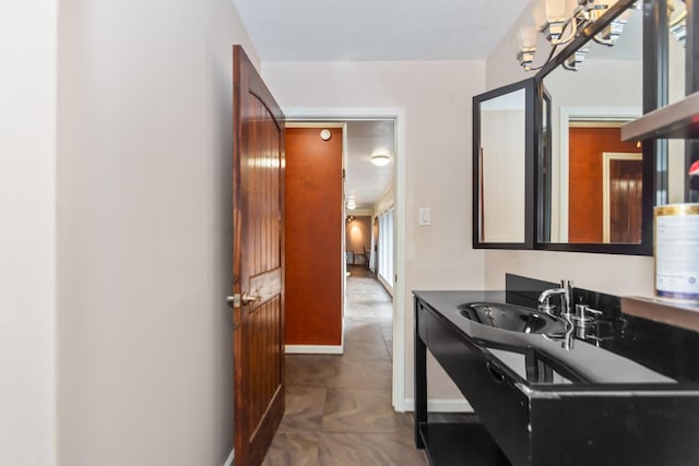 bathroom featuring sink