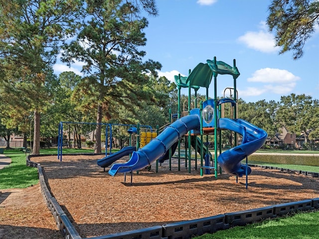 view of jungle gym